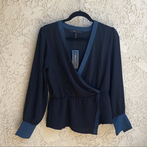 NWT BCBG MAXAZRIA BLOUSE SIZE M - Picture 1 of 13